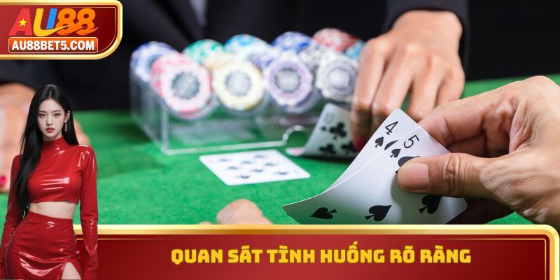 Quan sát tình huống rõ ràng